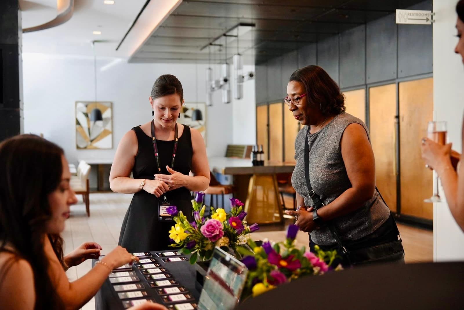 Guests at a Catalyst-designed event